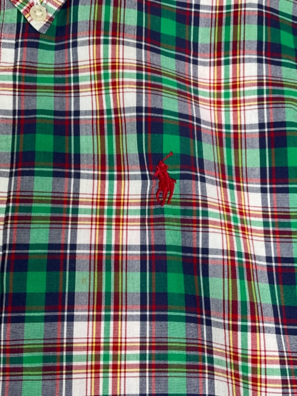 Polo Ralph Lauren Boy’s  plaid button-down shirt mix colors Boy’s XL (20) (121)